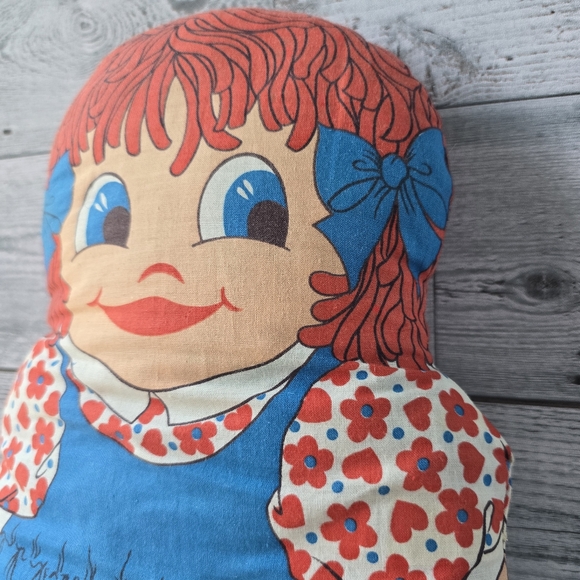 Vintage Raggedy Ann Plush Doll 15" - Picture 5 of 11